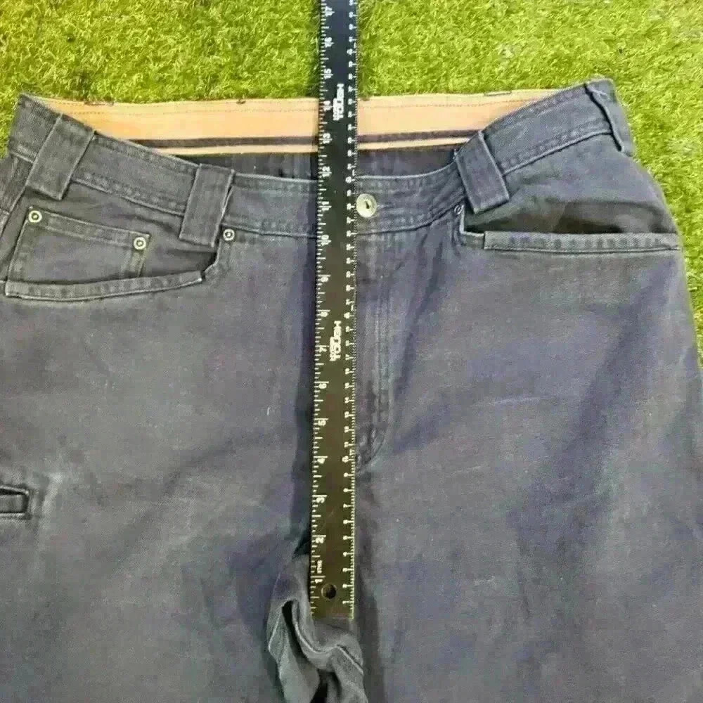 DULUTH TRADING CO Carpenter Denim Casual Work Pants Blue Jeans Men's Sz 36 X 34 - Picture 7 of 8